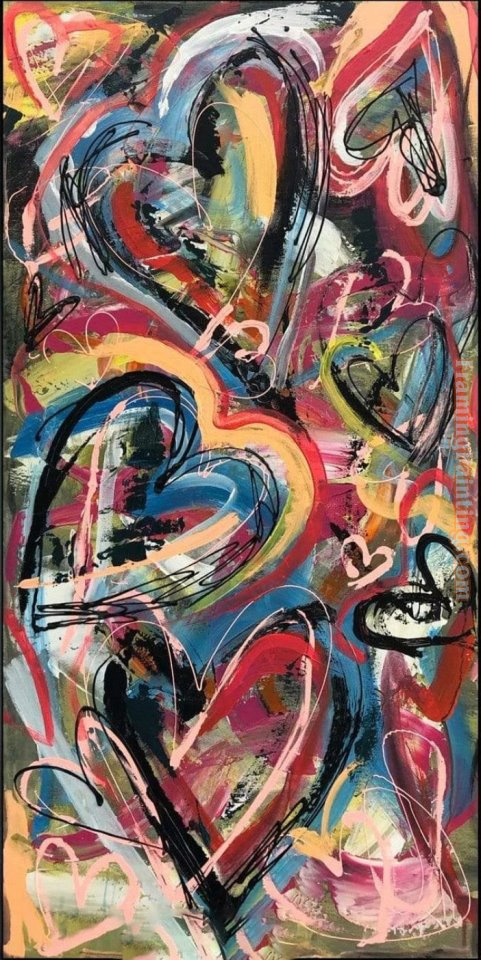 2011 Canvas Paintings - Abstract Colorful