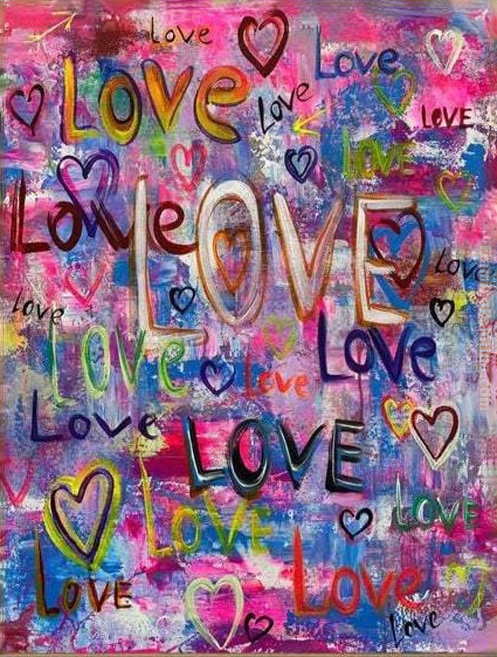 2011 Love Abstract painting
