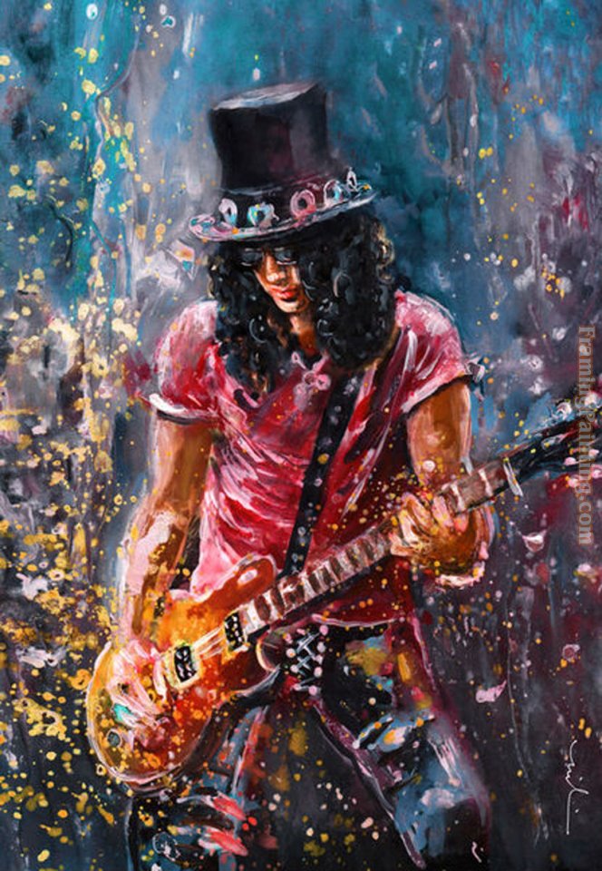2011 Slash From Art Flakes painting